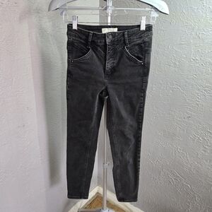 We The Free Black Skinny Jeans 26 Denim Neutral Grunge Hippie